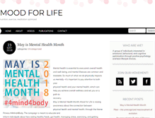 Tablet Screenshot of moodforlife.com